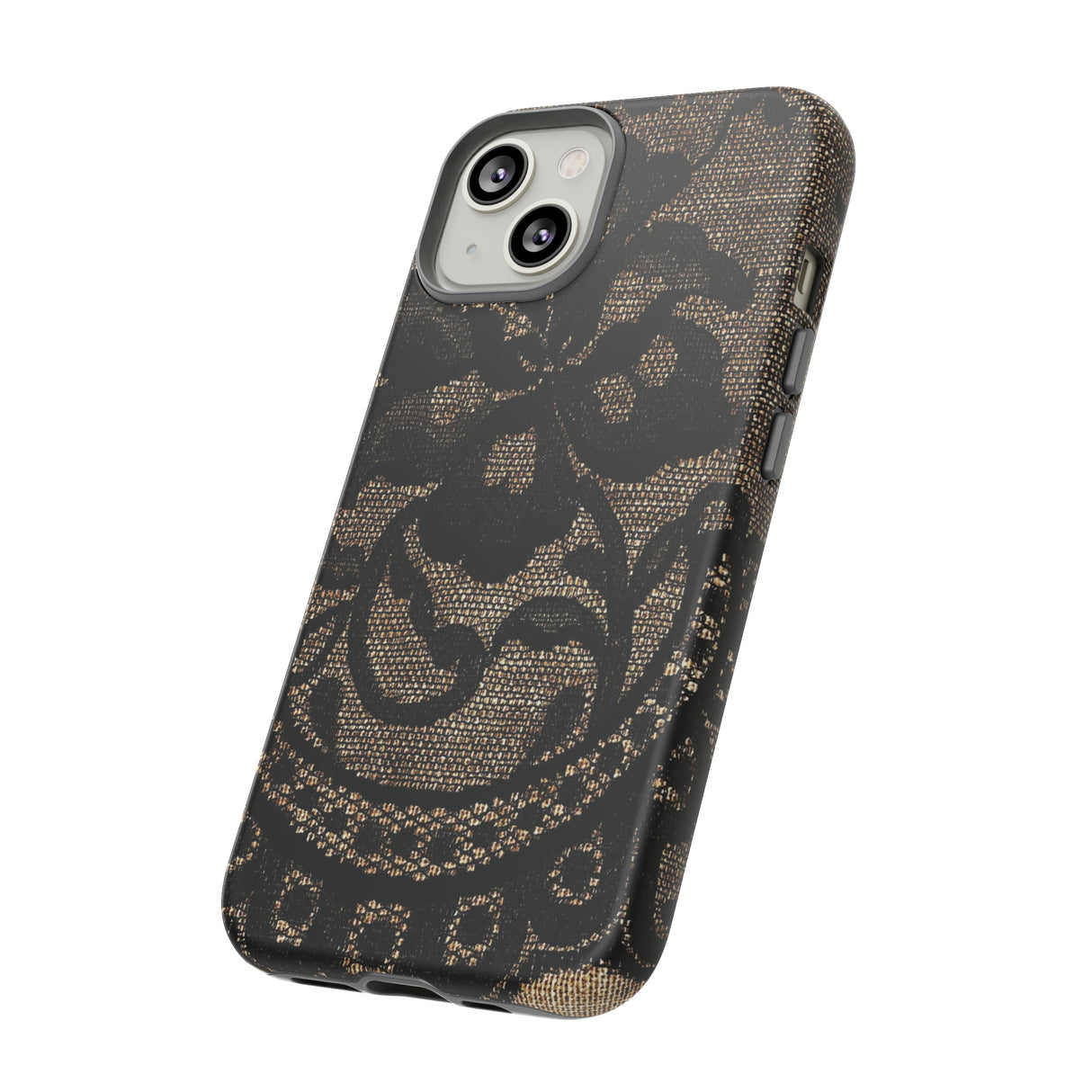 Broomrose Gothic Flower - Protective Phone Case