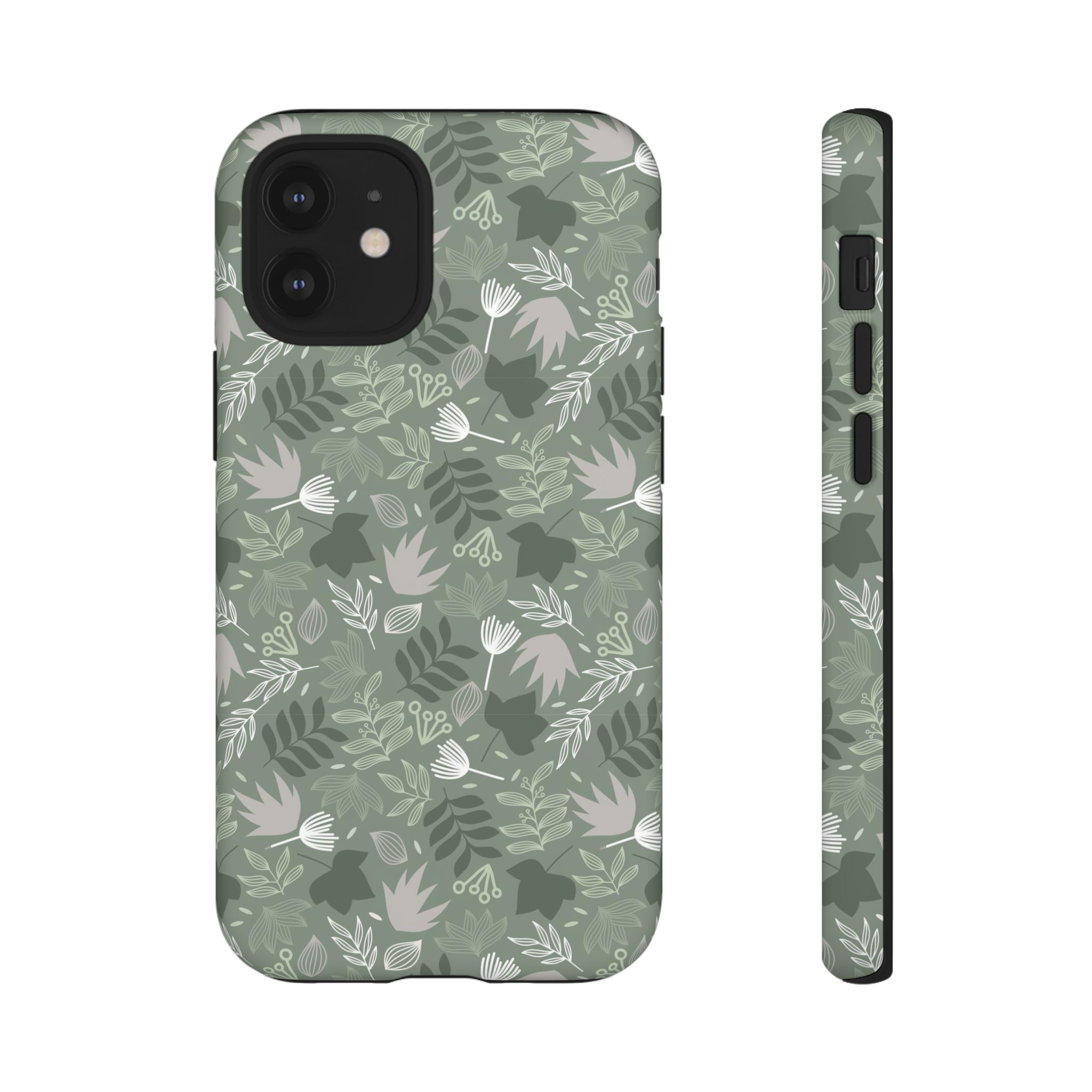 Jungle Green Leaf - Protective Phone Case