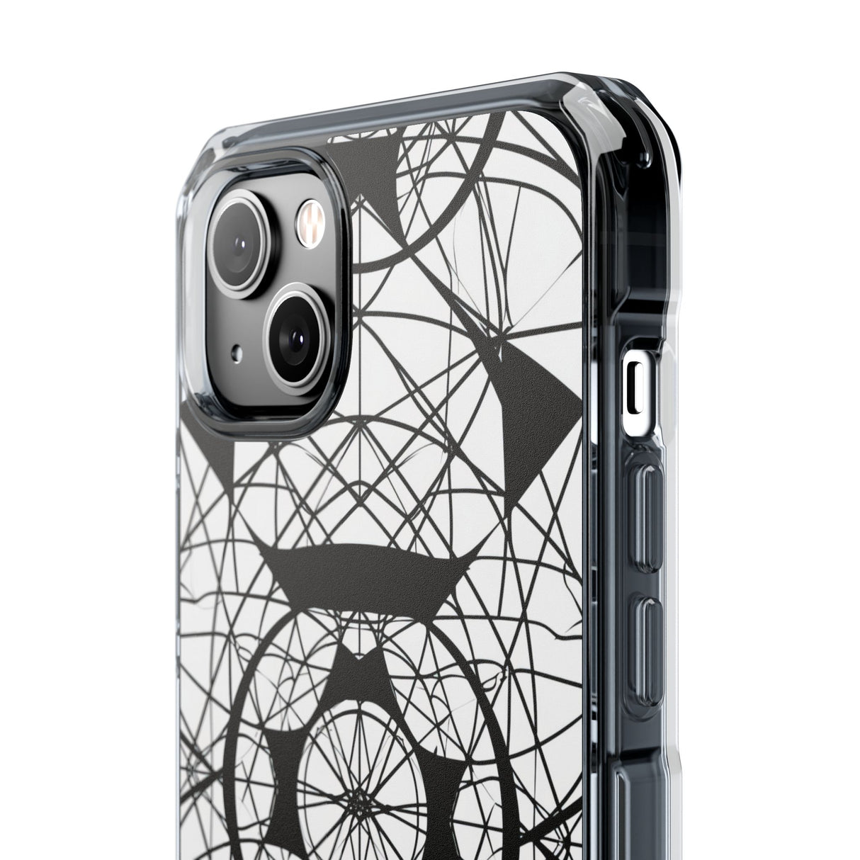 Geometric Hypnosis - Phone Case for iPhone (Clear Impact - Magnetic)