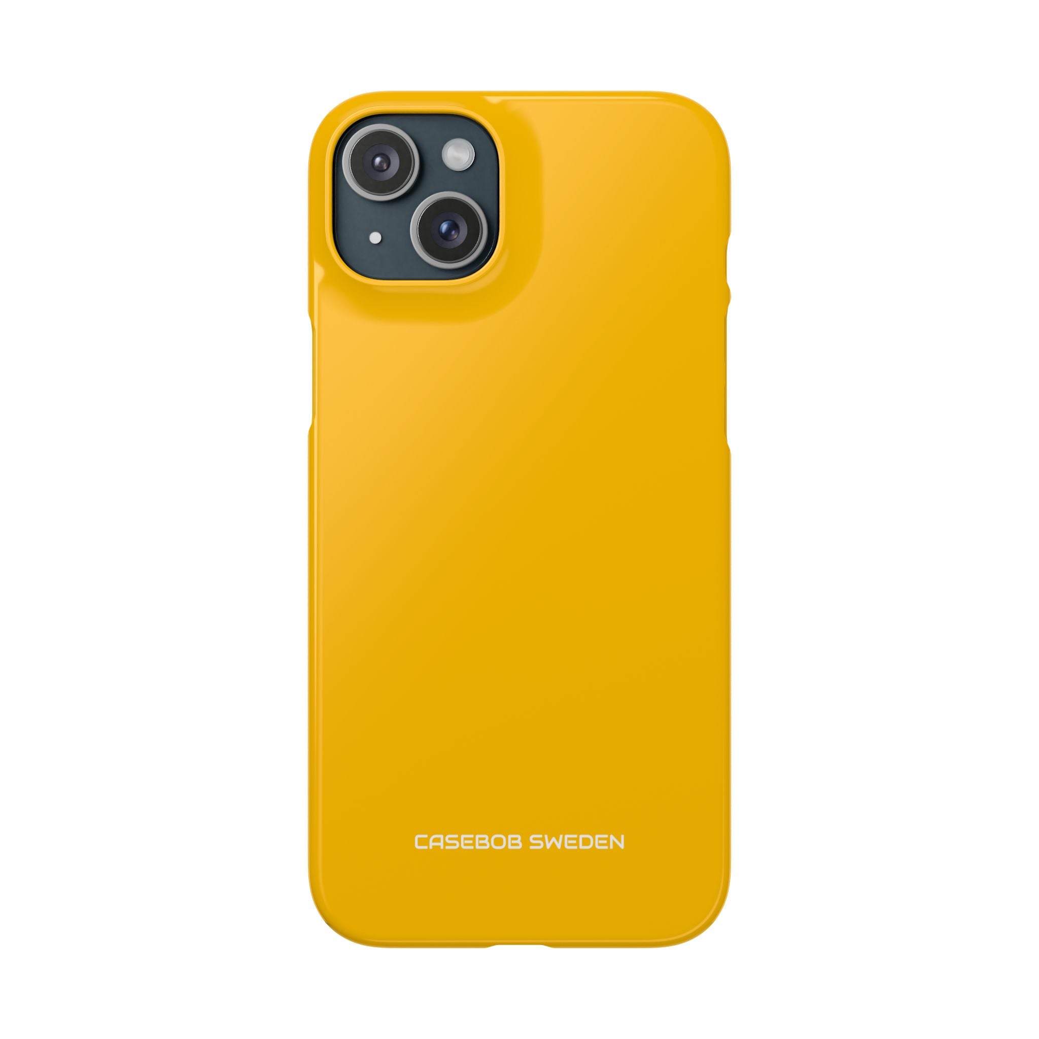 Amber Yellow - Slim iPhone 15 Phone Case