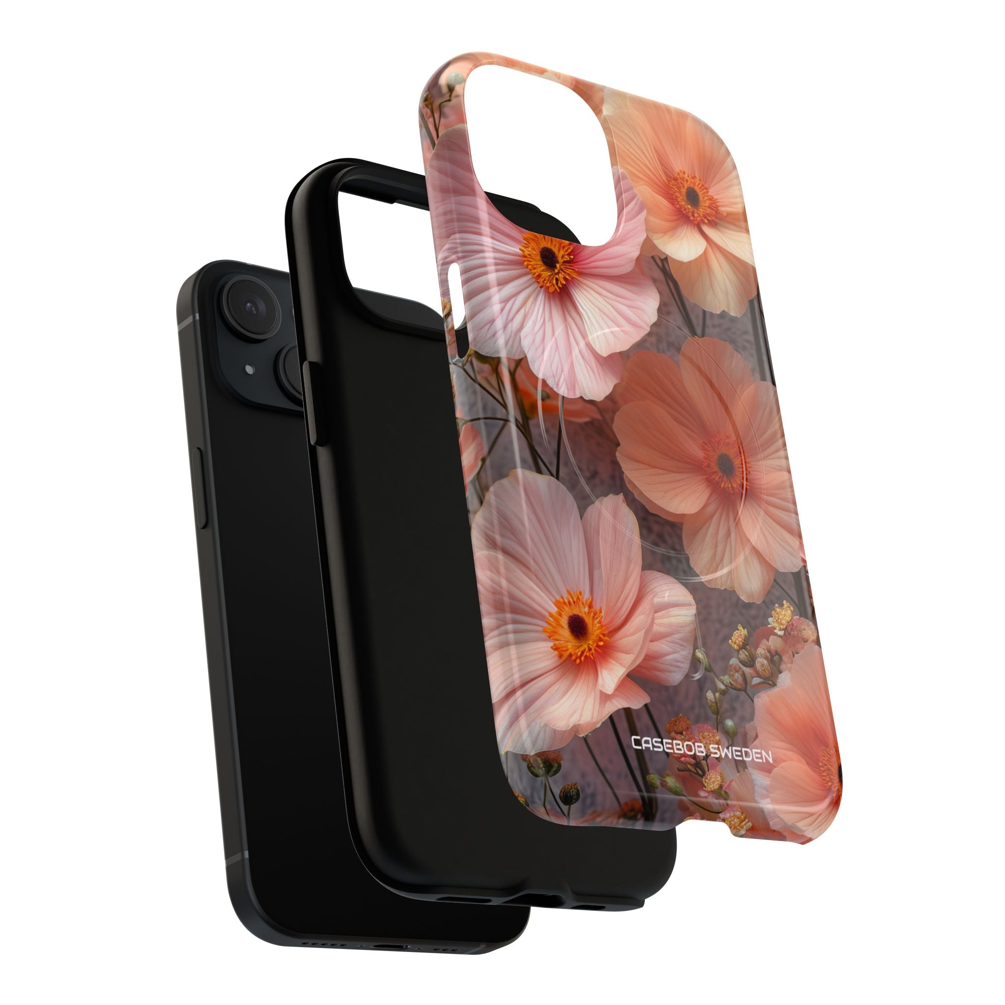 Serene Botanical Blooms - Tough + MagSafe® iPhone 15 Phone Case