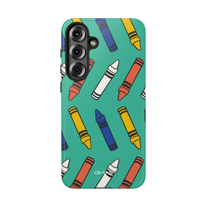 Crayons Dance Playfully - Samsung Case