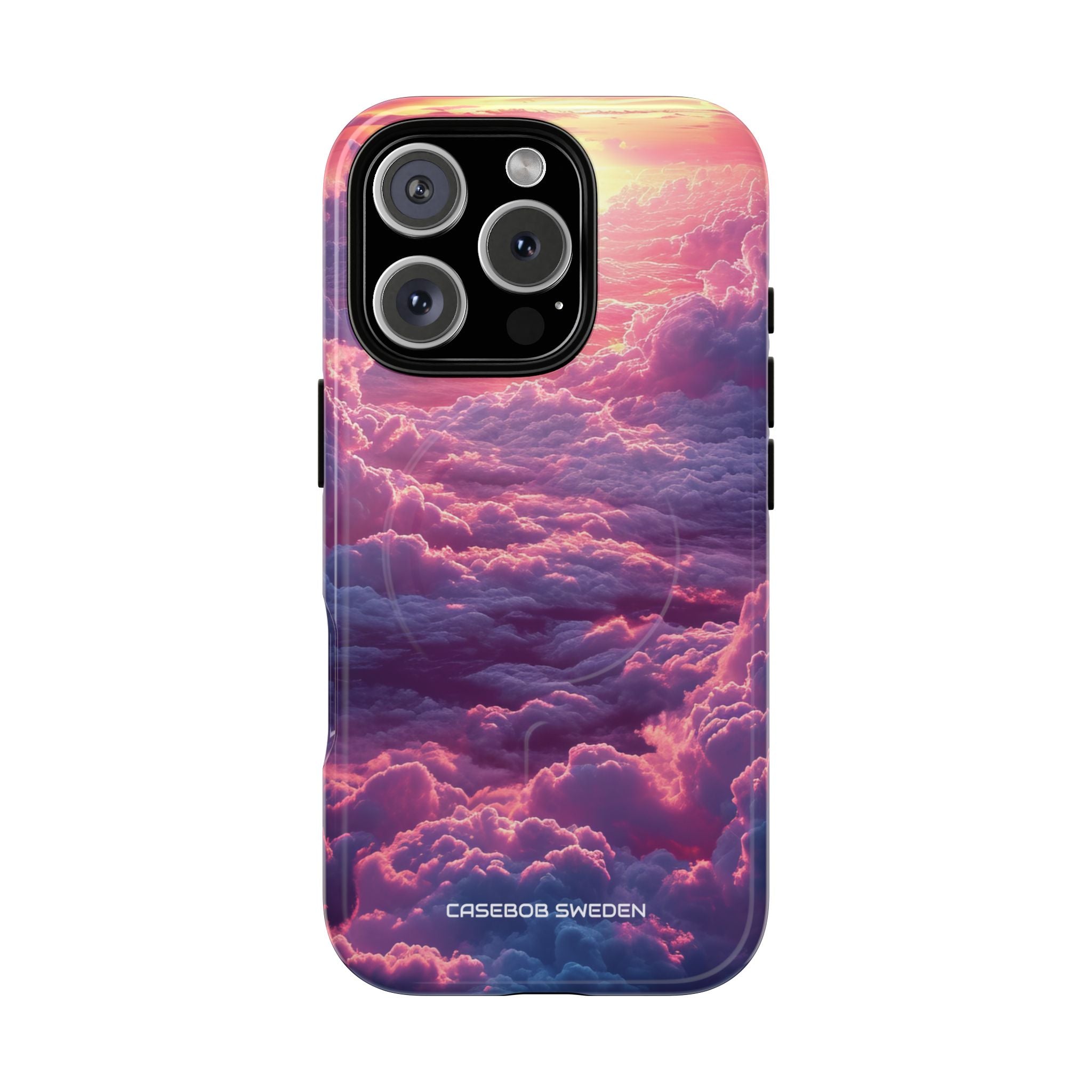 Pink Purple Clouds - Tough + MagSafe® iPhone 16 Phone Case