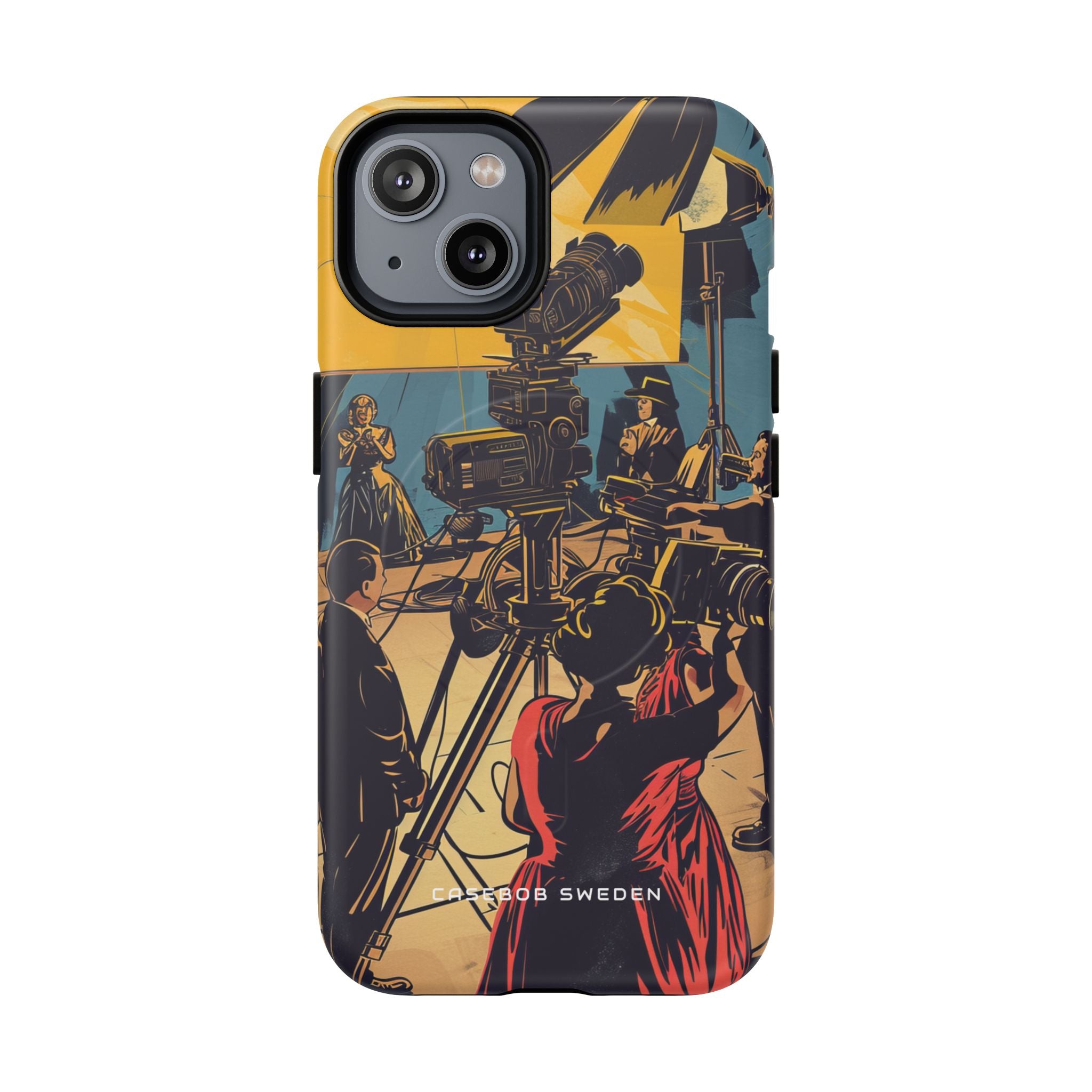 Golden Era Cinematic Spotlight iPhone 14 | Tough+ Phone Case