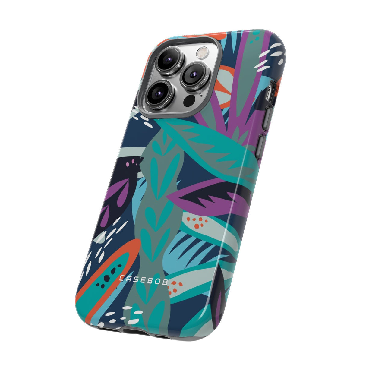 Tropical Leaf Moz - Protective Phone Case