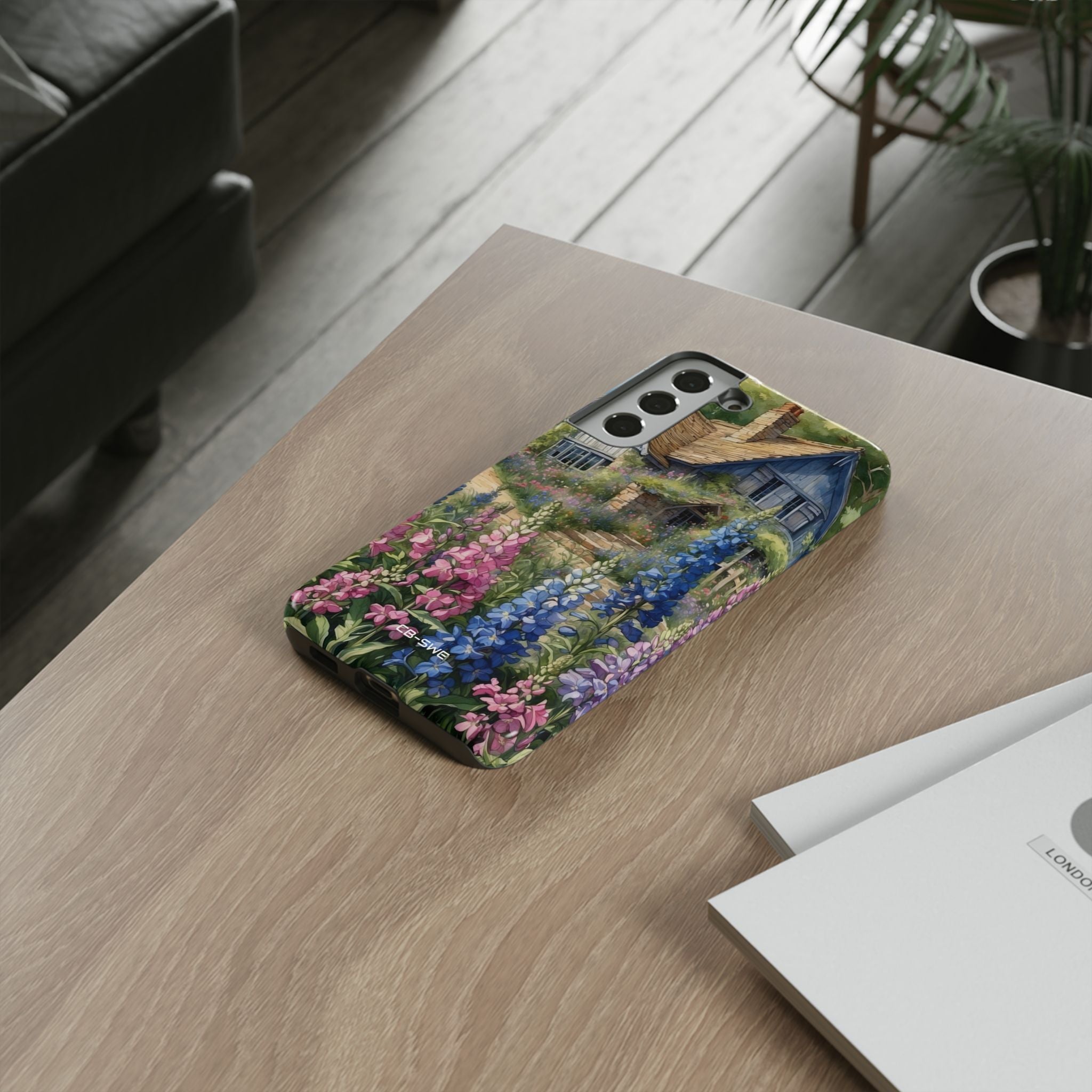 Cottage Surrounded Blossoms - Samsung Case