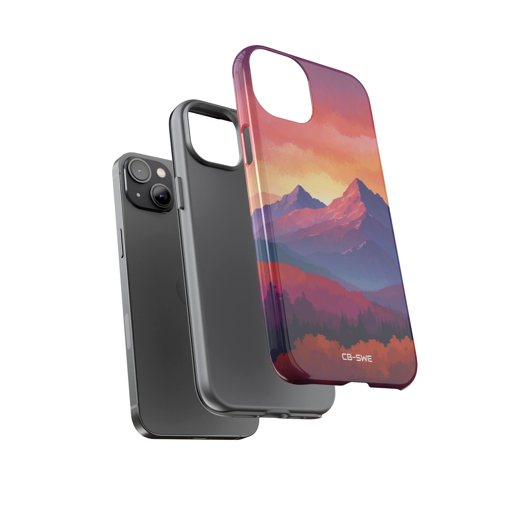 Mountain Peaks Rise - iPhone Case