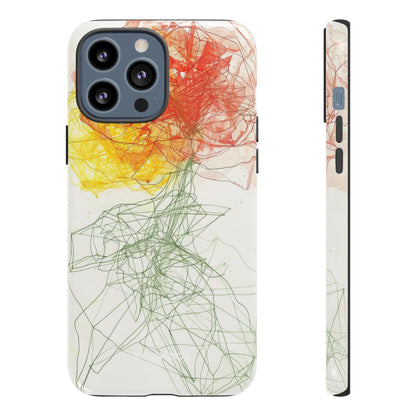 Fiery Blossom | Protective Phone Case for iPhone