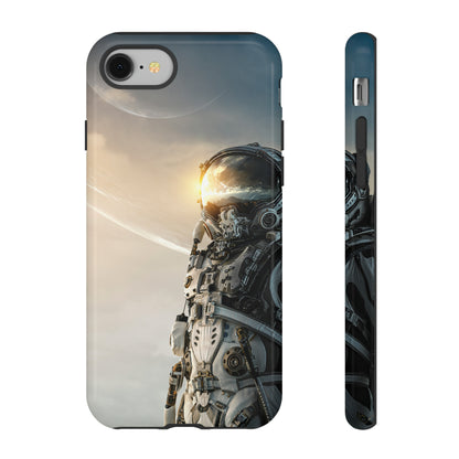 Astronaut on unexplored planet - Protective Phone Case