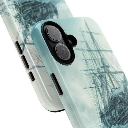Frozen Shipwreck iPhone 16 Plus Case - Tough