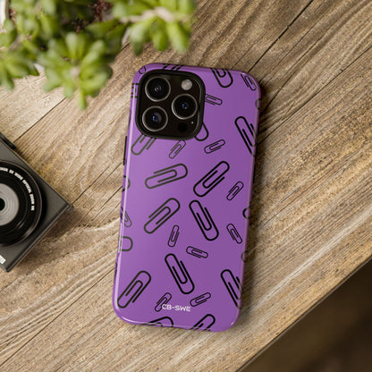 Paperclips Dance Playfully - iPhone Case
