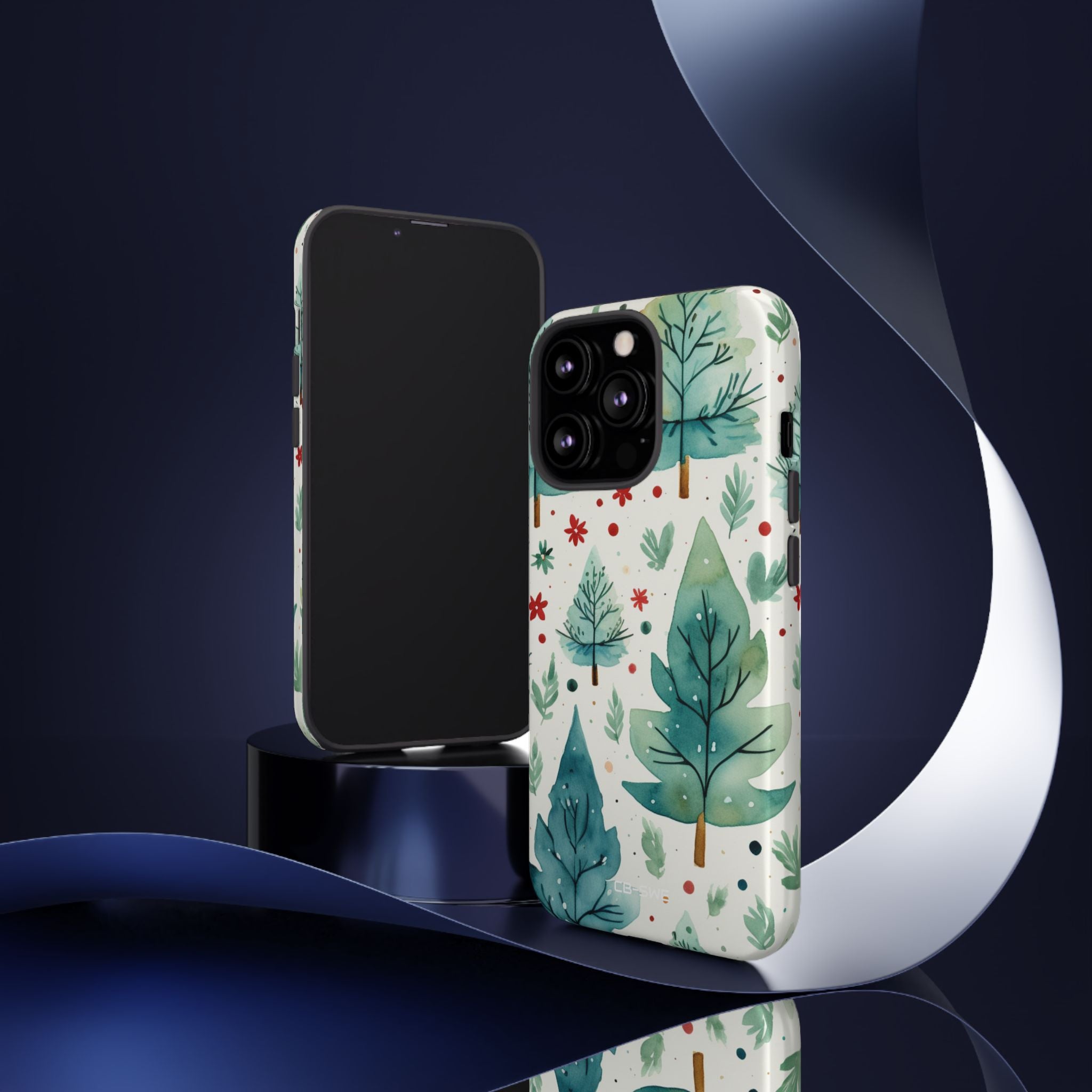 Joyful Evergreen Dance - iPhone Case