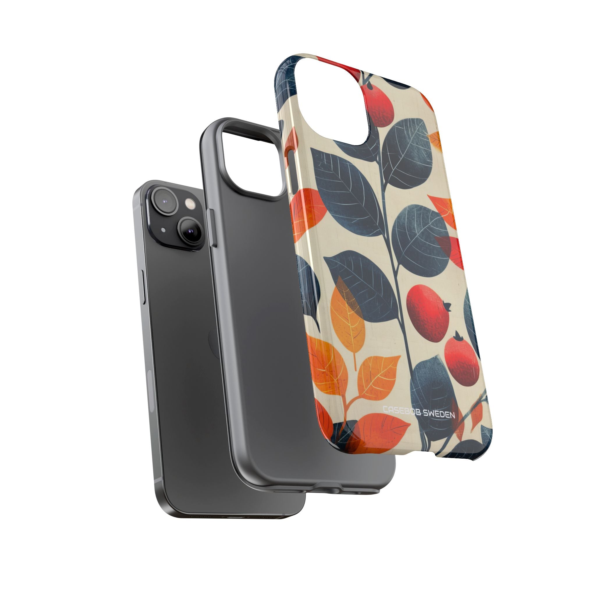 Autumn Nature Pattern - Tough iPhone 14 Phone Case