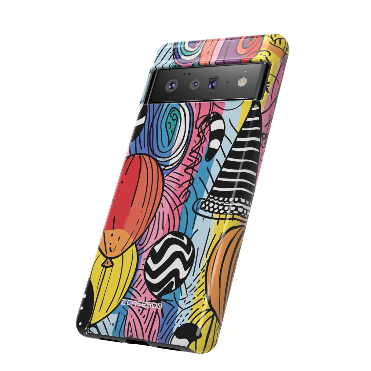 Vibrant Party Whimsy | Protective Phone Case for Google Pixel