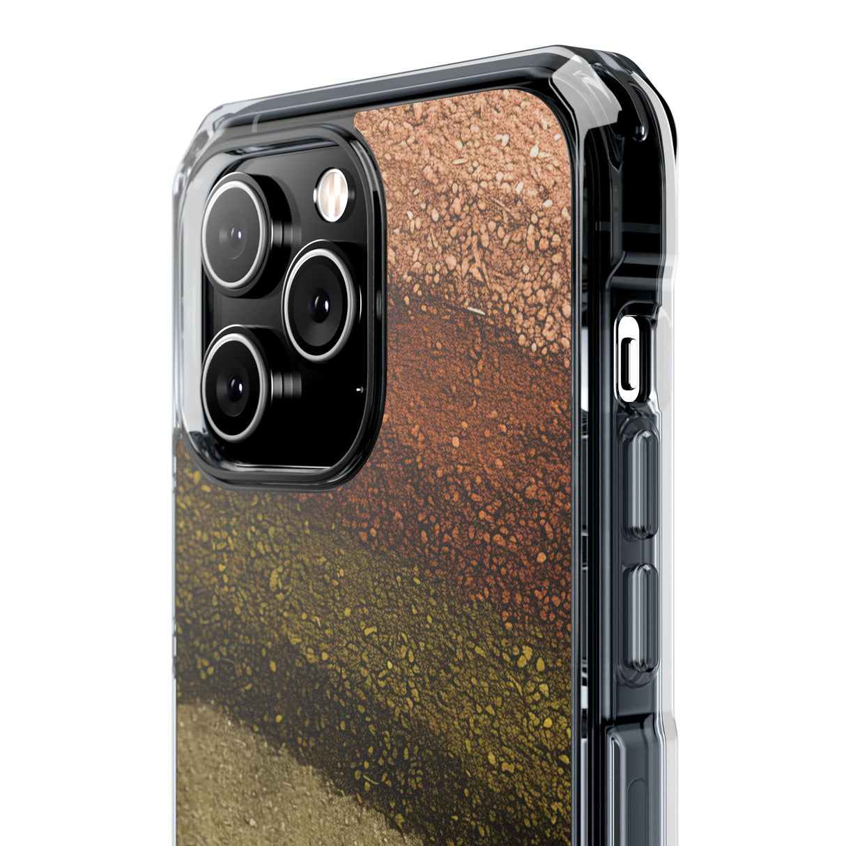 Earth Tone Pattern | Phone Case for iPhone (Clear Impact Case - Magnetic)