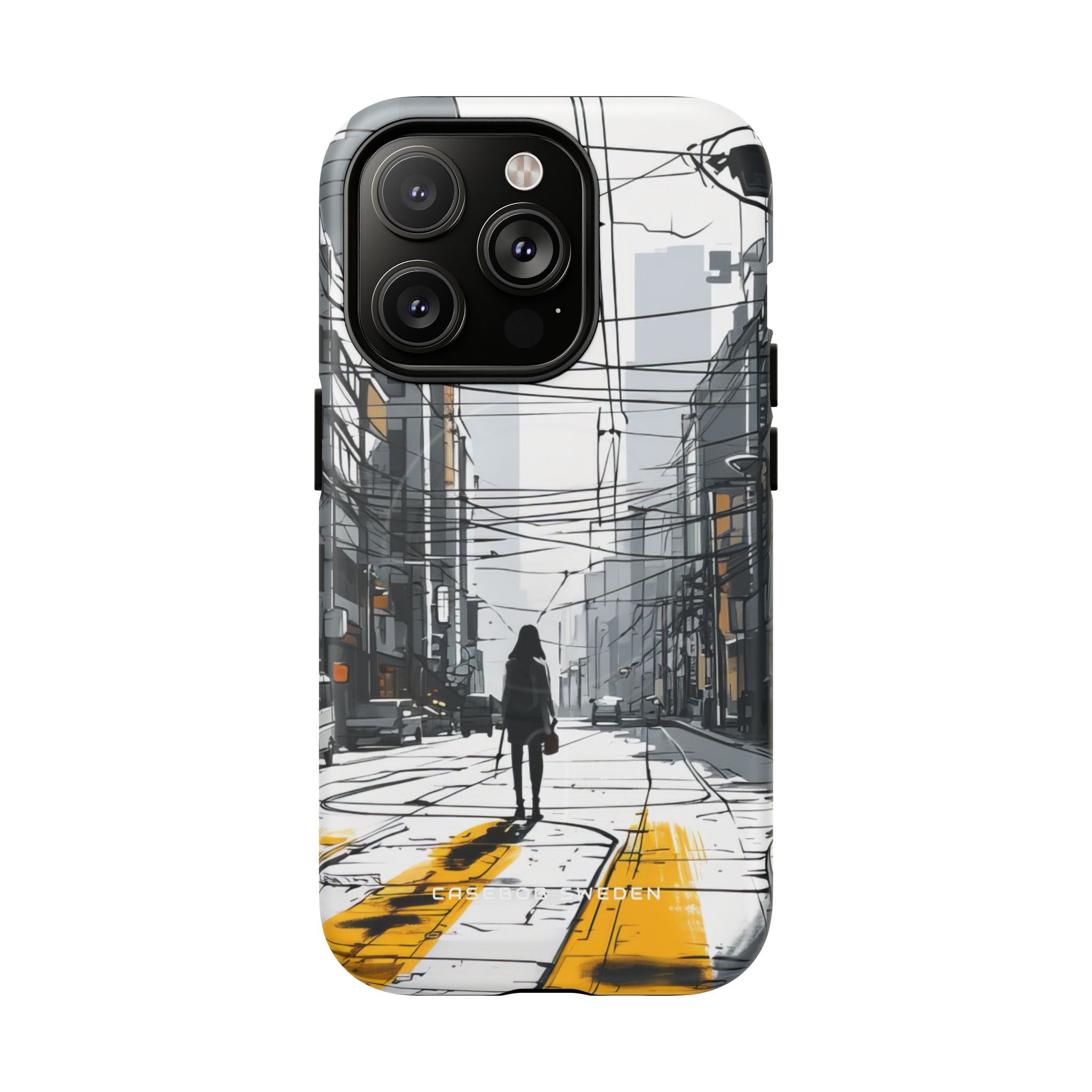 Urban Noir Streetscape iPhone 14 | Tough+ Phone Case