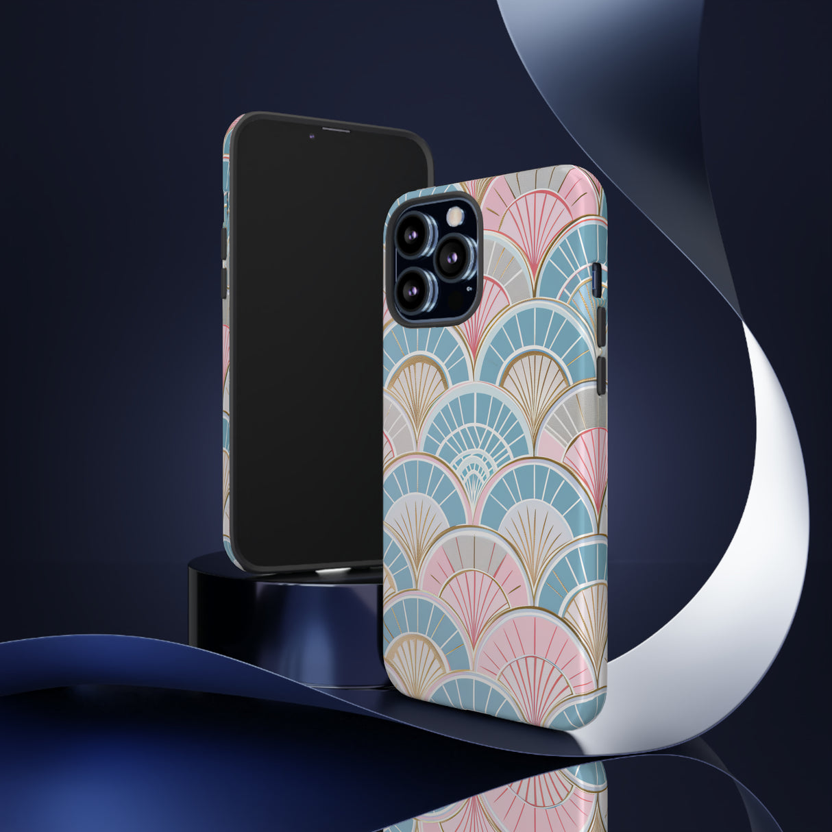 Art Deco Floral Fusion - Schutzhülle fürs Handy