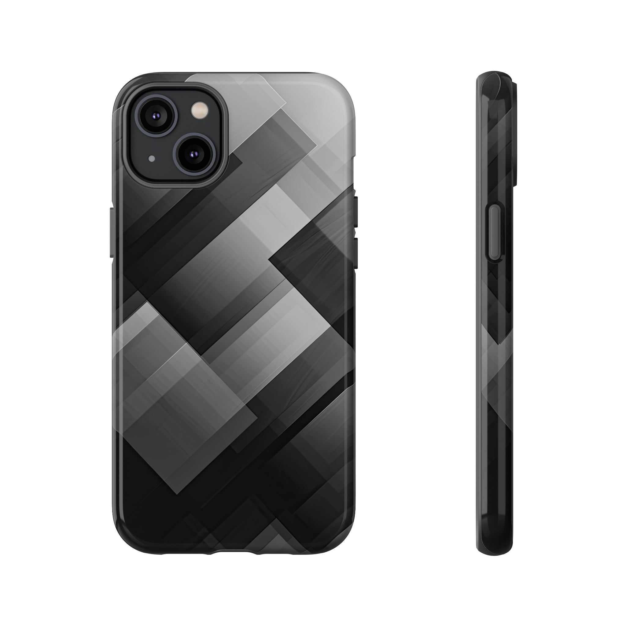 Gradient Grey Shades - Protective Phone Case