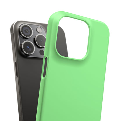 Pale Green iPhone 15 - Slim Phone Case