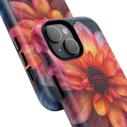 Fiery Bloom Harmony iPhone 15 | Tough+ Phone Case