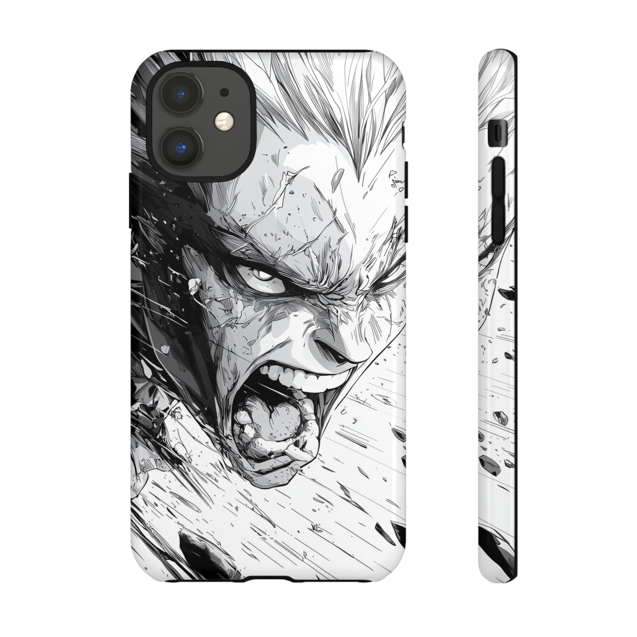 Fierce Emotion Erupts - iPhone Case