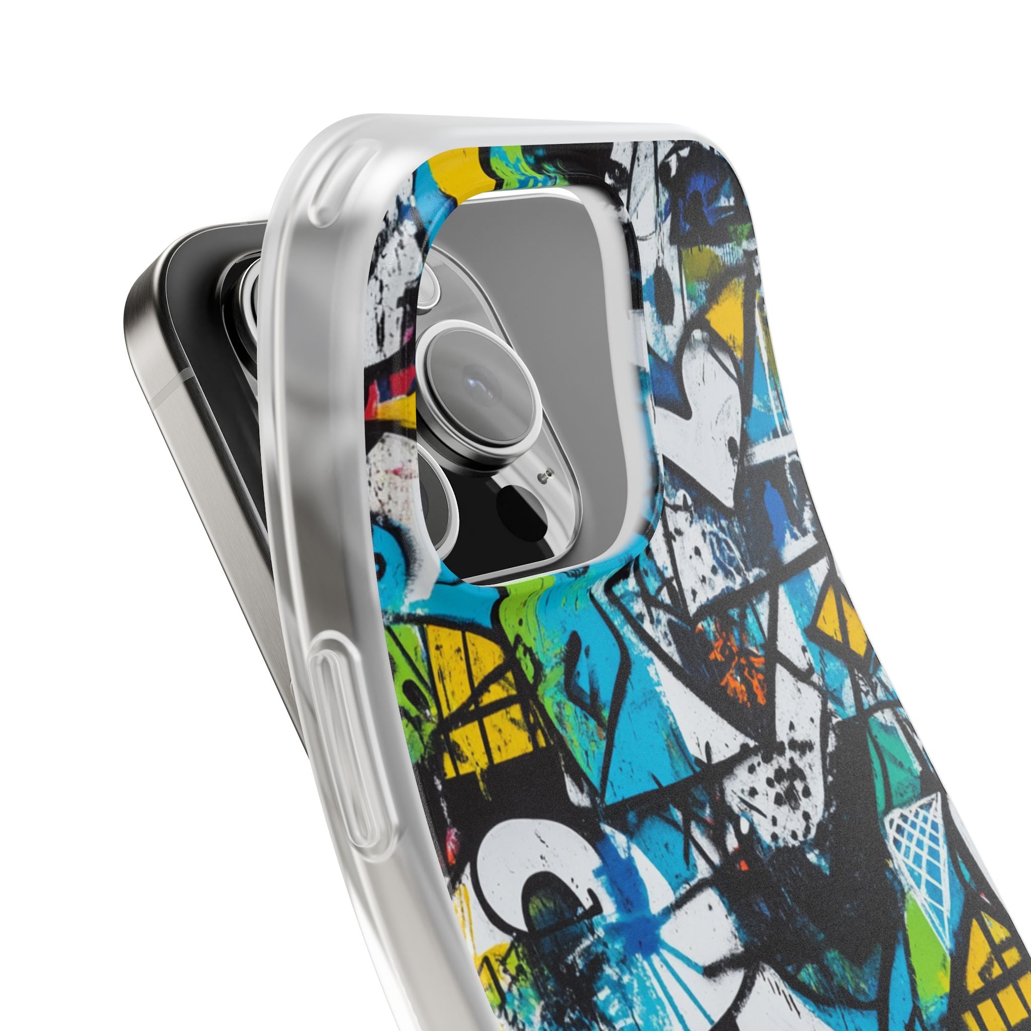 White Ripple Drift iPhone 16 Pro Case - Soft