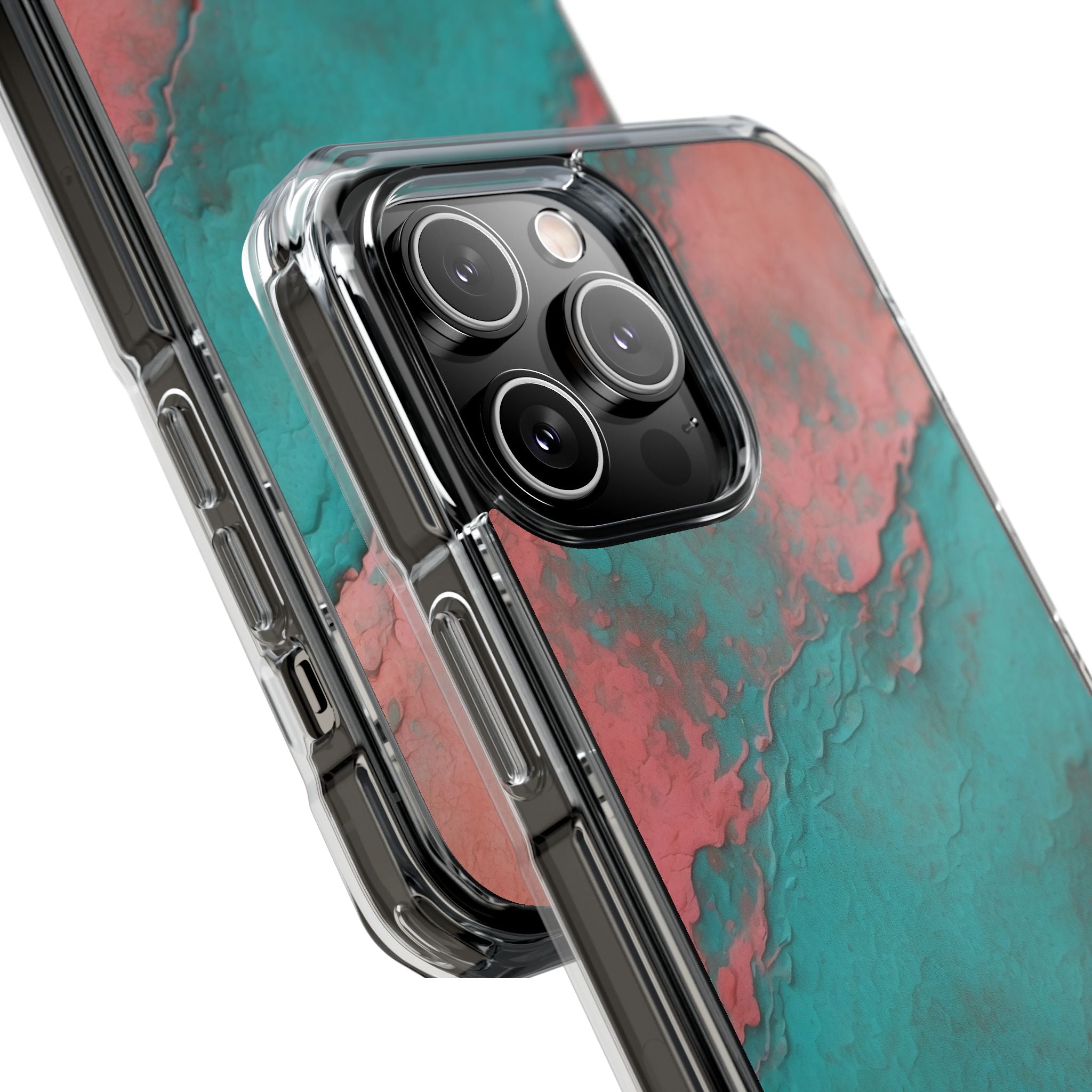 Turquoise Waves Dance iPhone Case - Impact