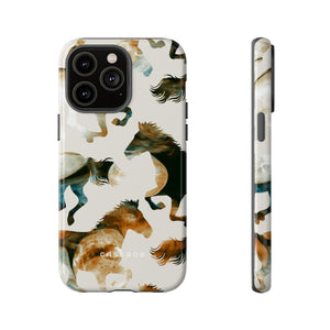 Tie Dye Horses - Protective Phone Case