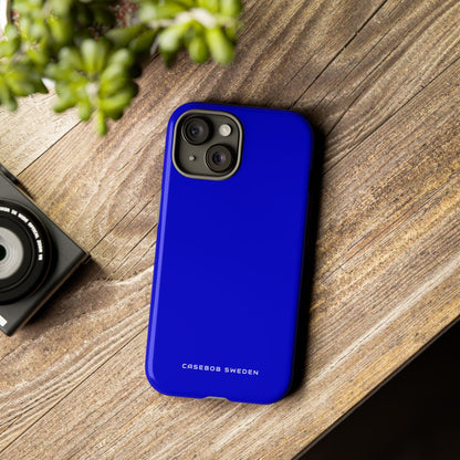 Medium Blue iPhone 15 - Tough Phone Case