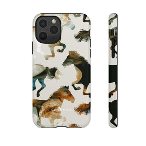 Tie Dye Horses - Protective Phone Case