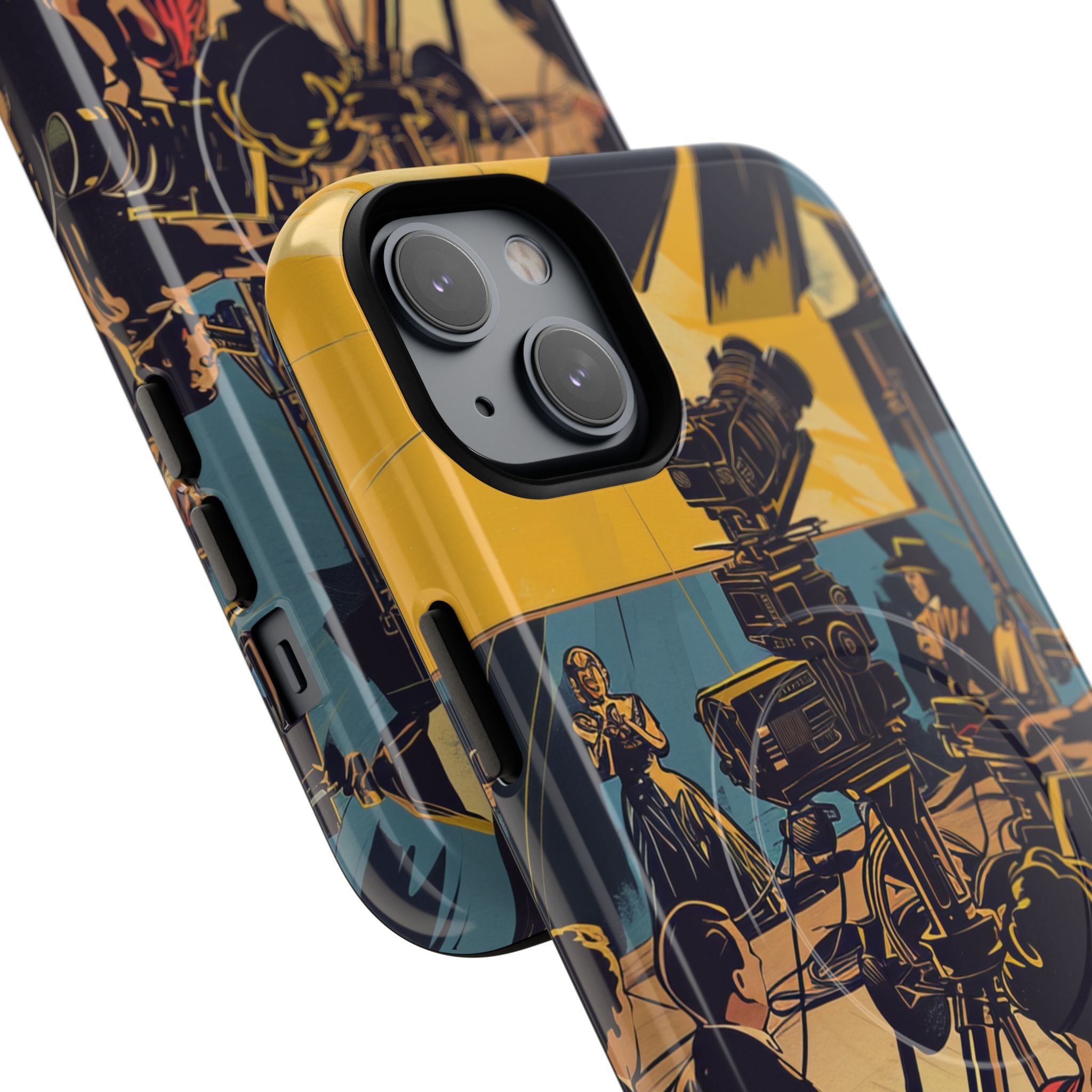 Golden Era Cinematic Spotlight iPhone 14 | Tough+ Phone Case