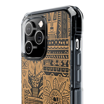 Tribal Faces iPhone 14 Pro Max Case - Impact
