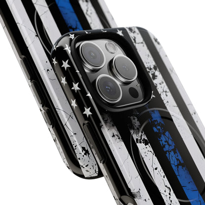 Blue Stripe Flag iPhone 16 Pro Case - Tough+
