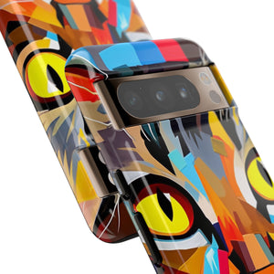 Abstract Kitty Palette - Protective Phone Case