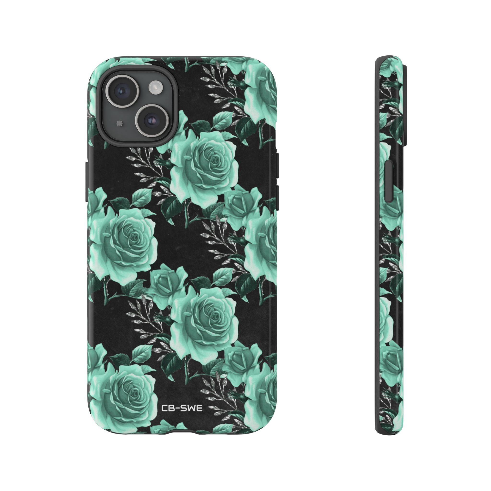 Turquoise Rose Symphony - iPhone Case