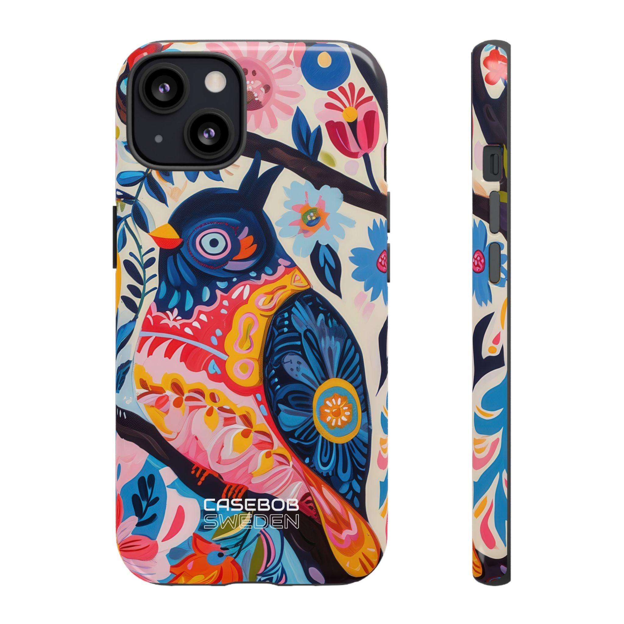 Whimsical Owl Garden iPhone 13 - Tough