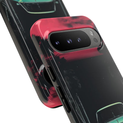 Retro Futuristic Nightscape - Google Pixel Case