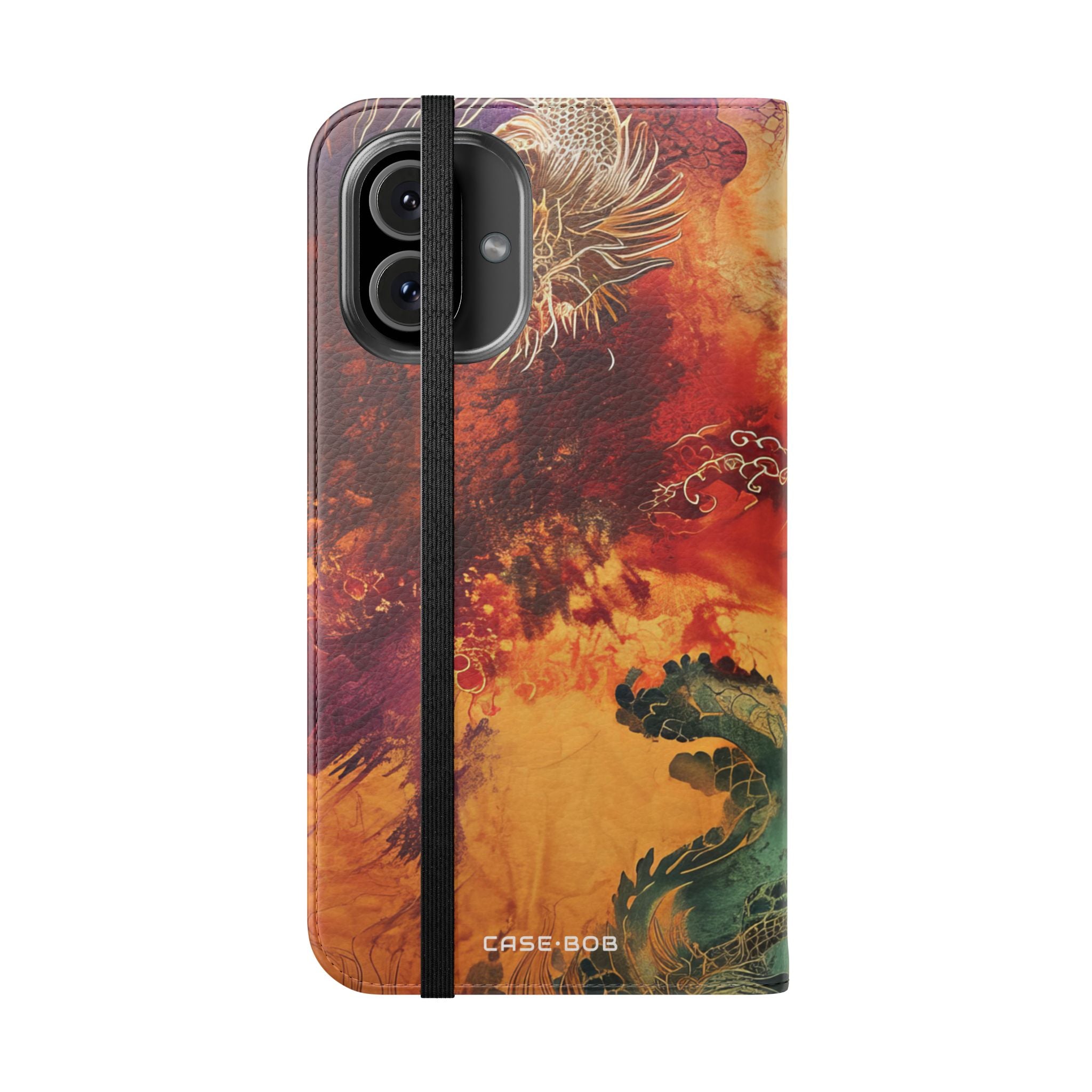 Golden Dragons Blaze - iPhone 16 Plus Case - Wallet