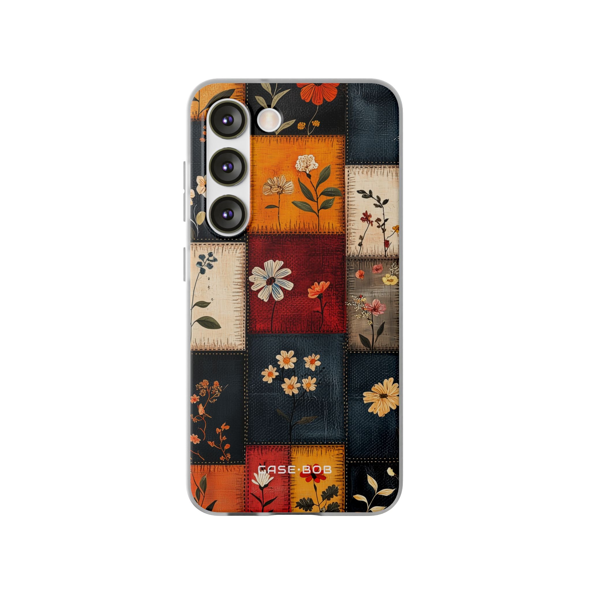 Patchwork Blooms Samsung S23 Case - Soft