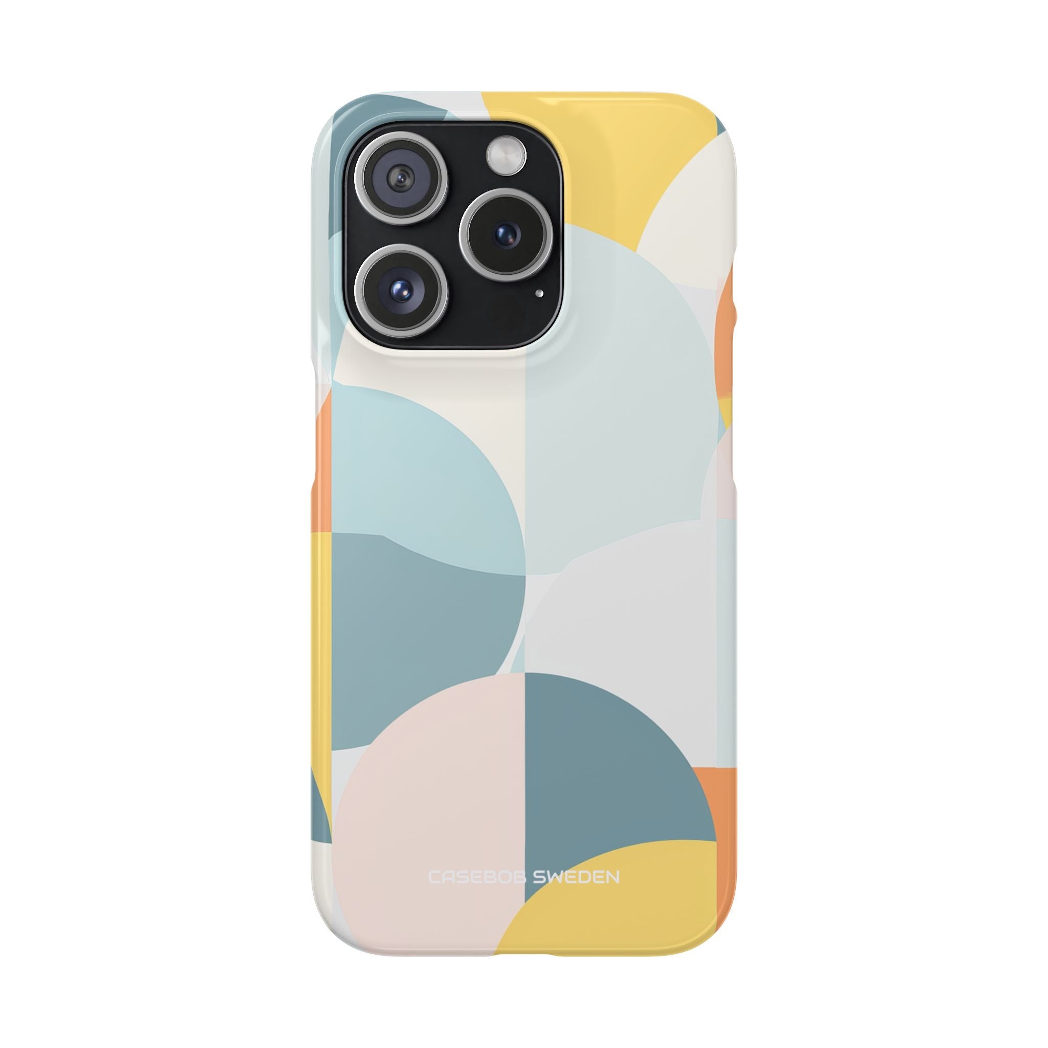 Abstract Geometric Calm - Slim iPhone 15 Phone Case