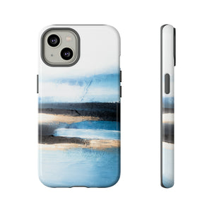 Oil Painting - Abstract Blue - Protective Phone Case