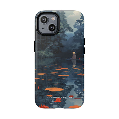 Tranquil Lotus Reflections iPhone 14 | Tough+ Phone Case