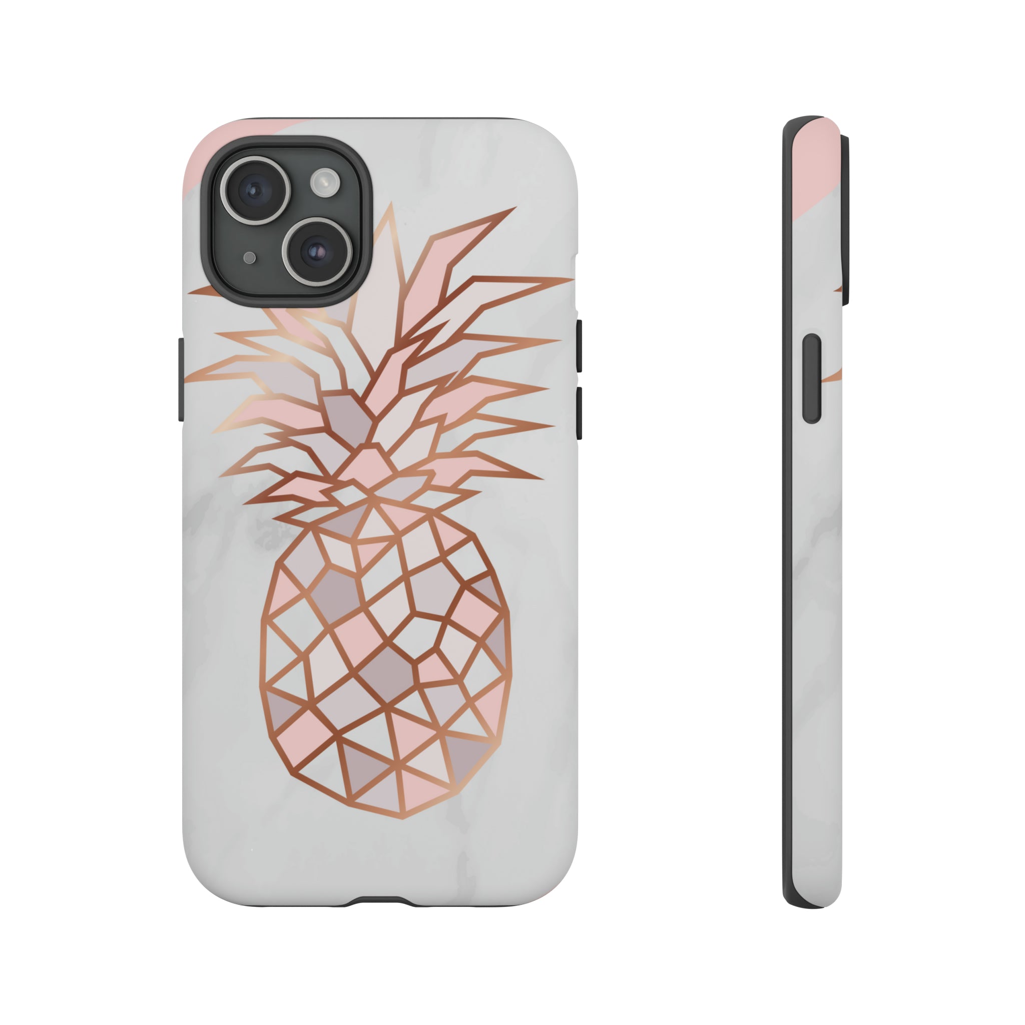 Pineapple Rose Gold - Protective Phone Case