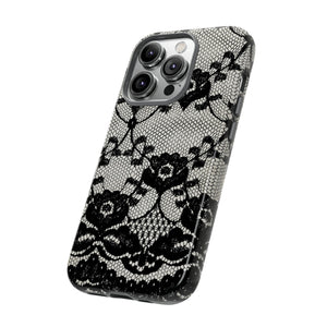 Lilrunge Gothic Flower - Protective Phone Case