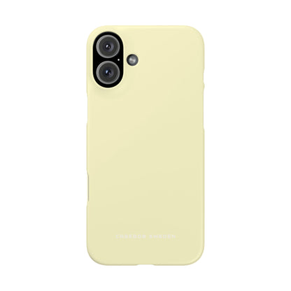 Lemon Chiffon iPhone 16 - Slim Phone Case