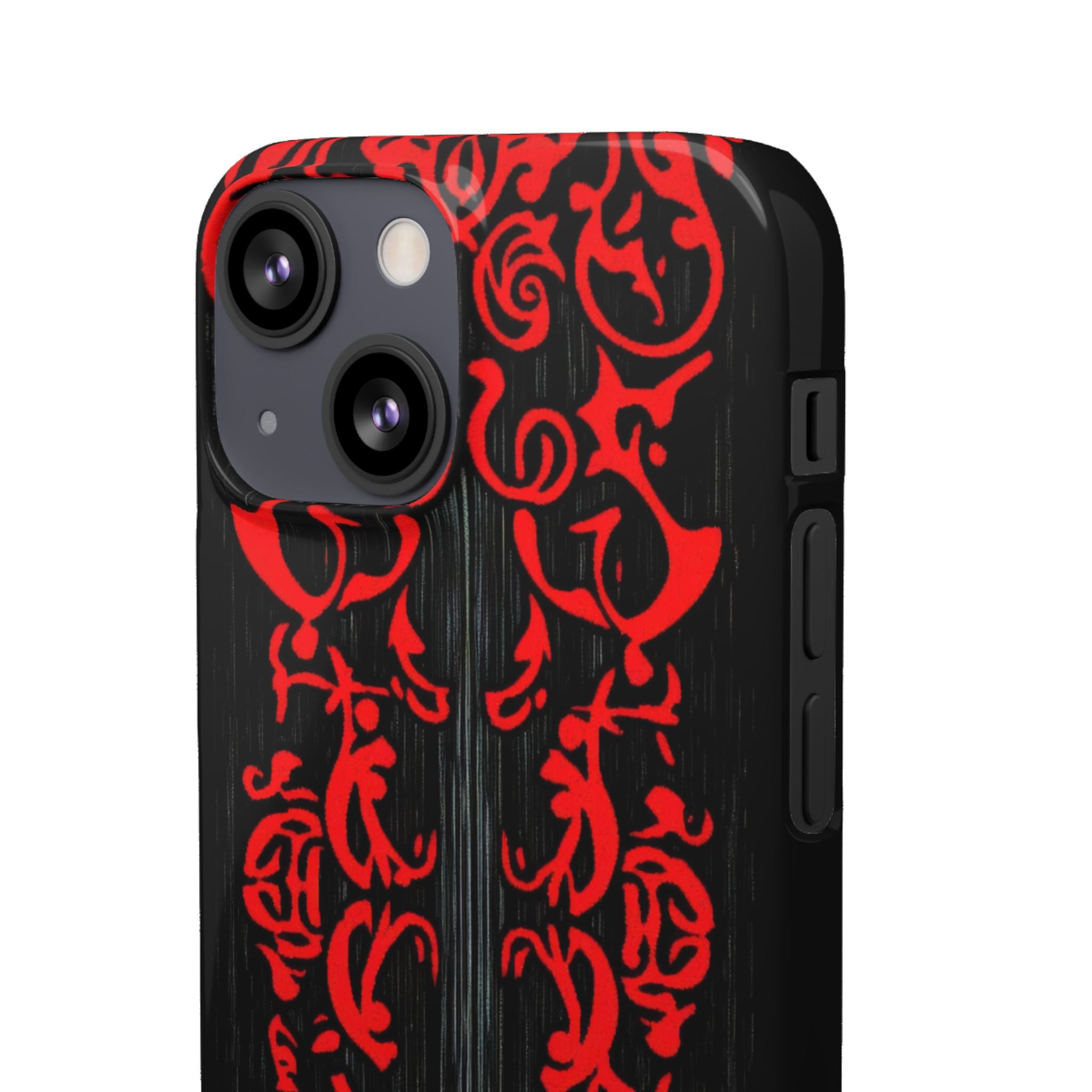 Gothic Crimson Symmetry iPhone 13 - Slim Phone Case