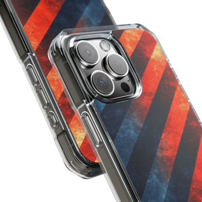 Diagonal Stripes Blaze iPhone 16 Pro Max Case - Impact