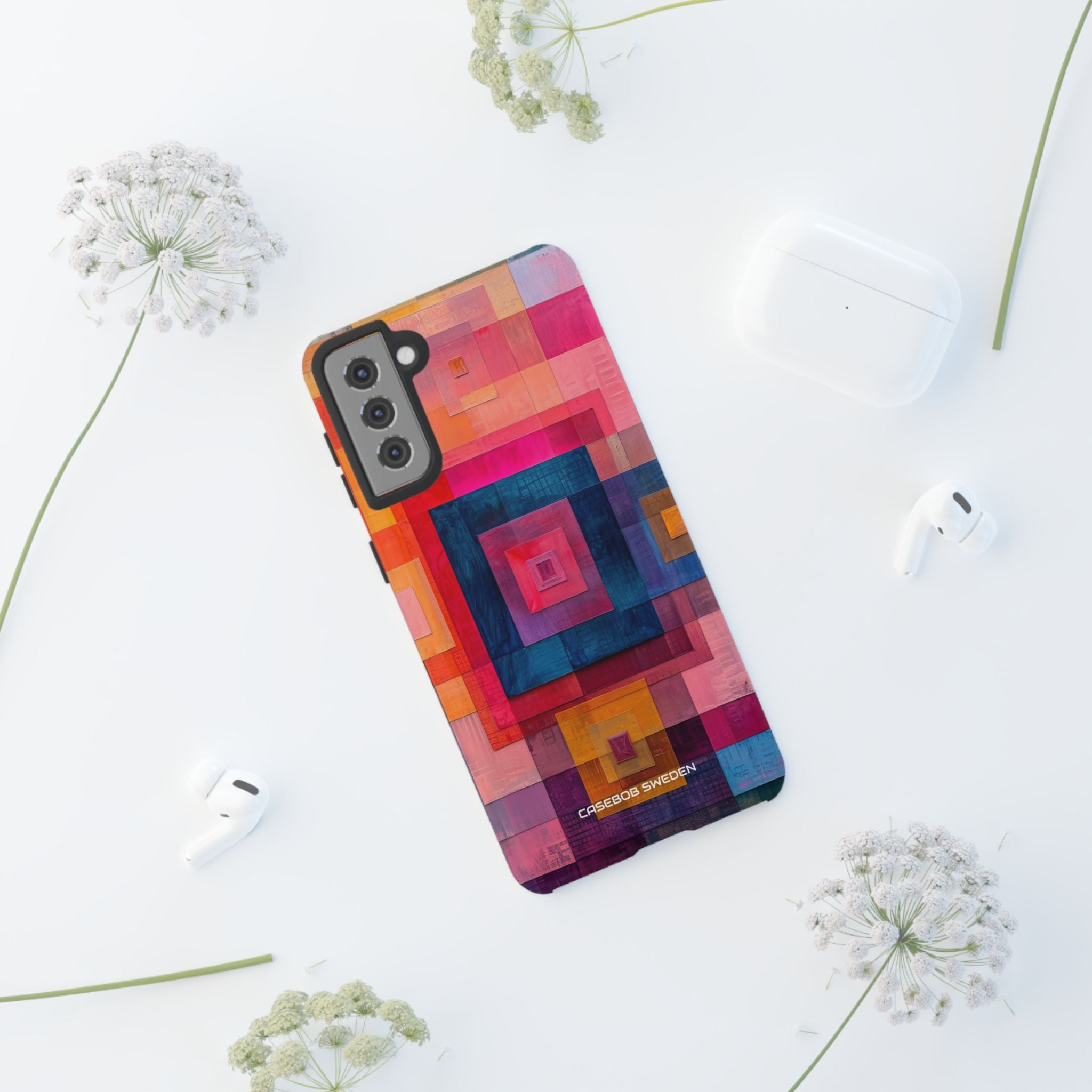 Vibrant Geometry - Tough Samsung S21 Phone Case