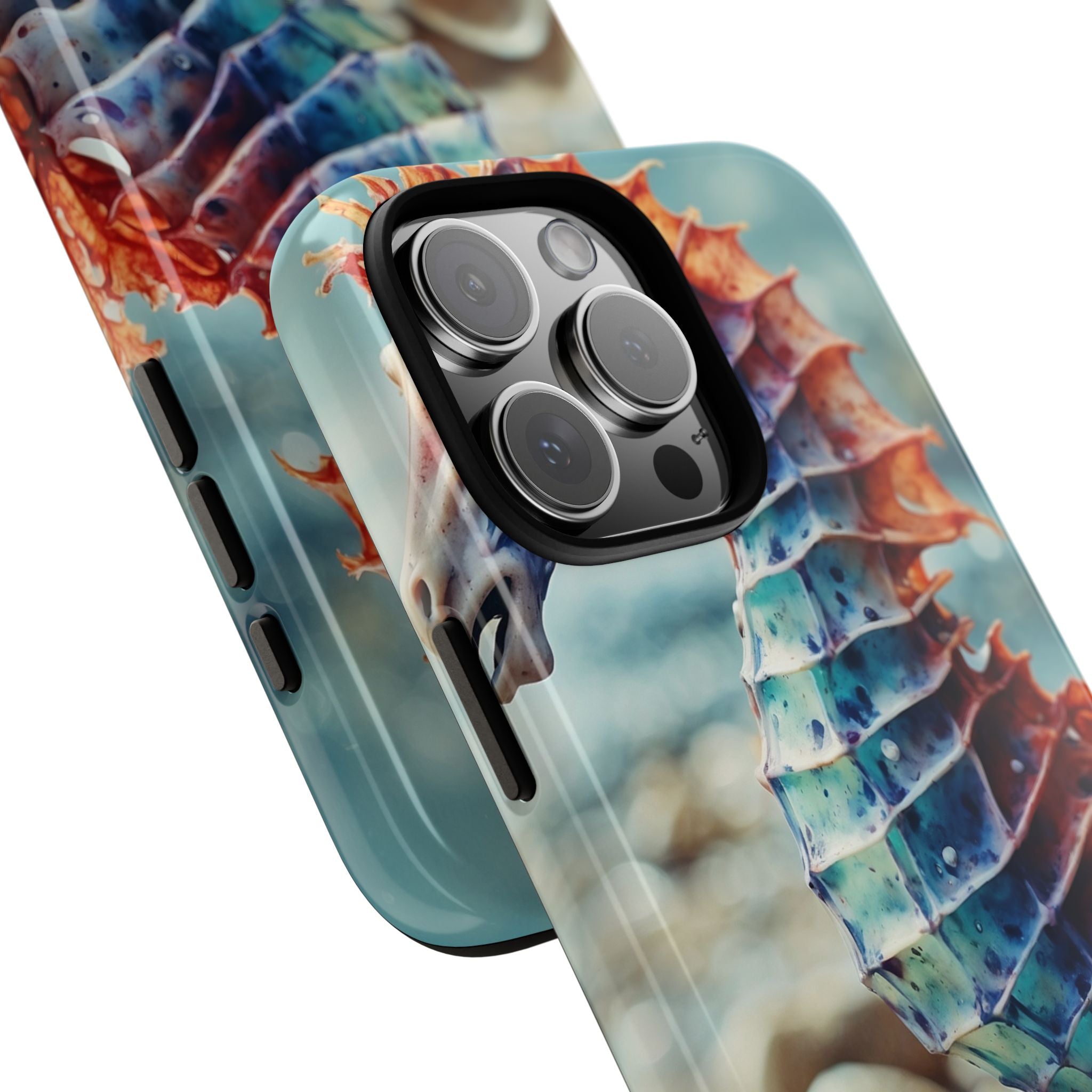Seahorse Dances Freely - iPhone Case