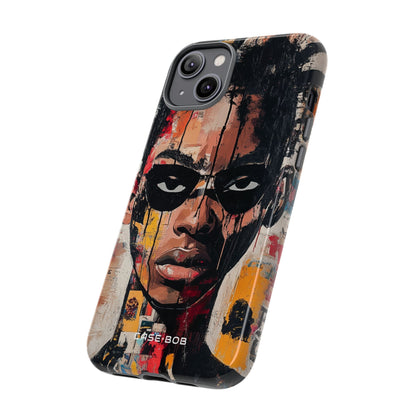 Masked Portrait Drips iPhone 14 Plus Case - Tough
